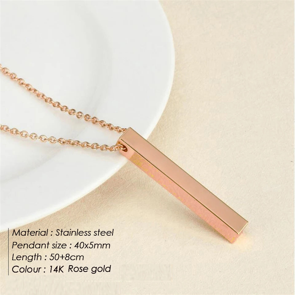 Cuba Necklace- 18K Rose Gold Plated