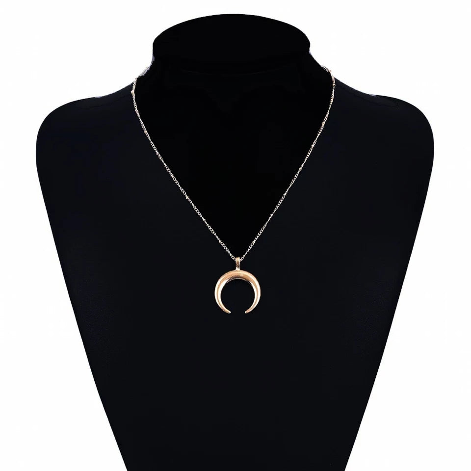 Buy The Pink crescent moon Pendant for Girls Online