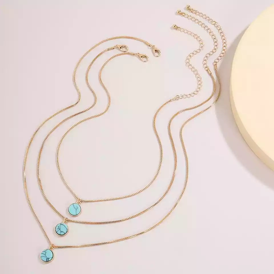 Turquoise Layered Necklace