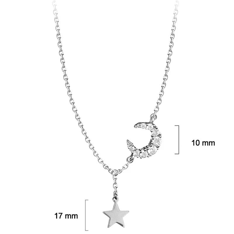 Moonstar Necklace- 925 Silver