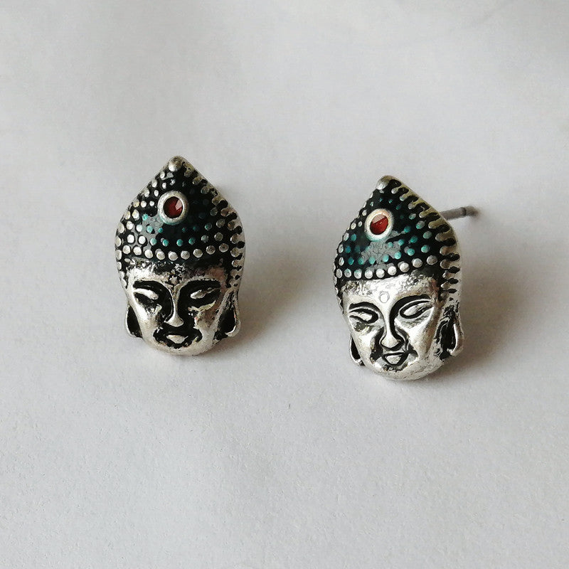 Budha Stud Earrings