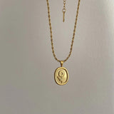 Florence Necklace- 18K Gold Plated