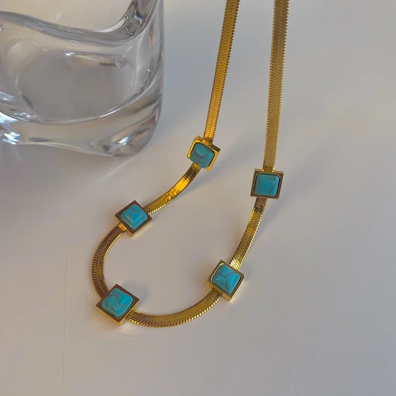 Shalom Necklace- 18K Gold Plated