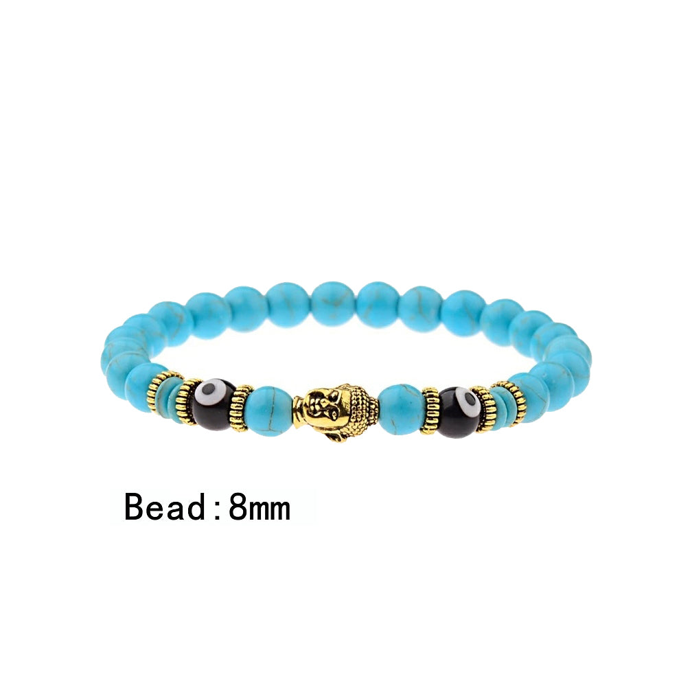 Buddha Beads (Natural Agate Stone)